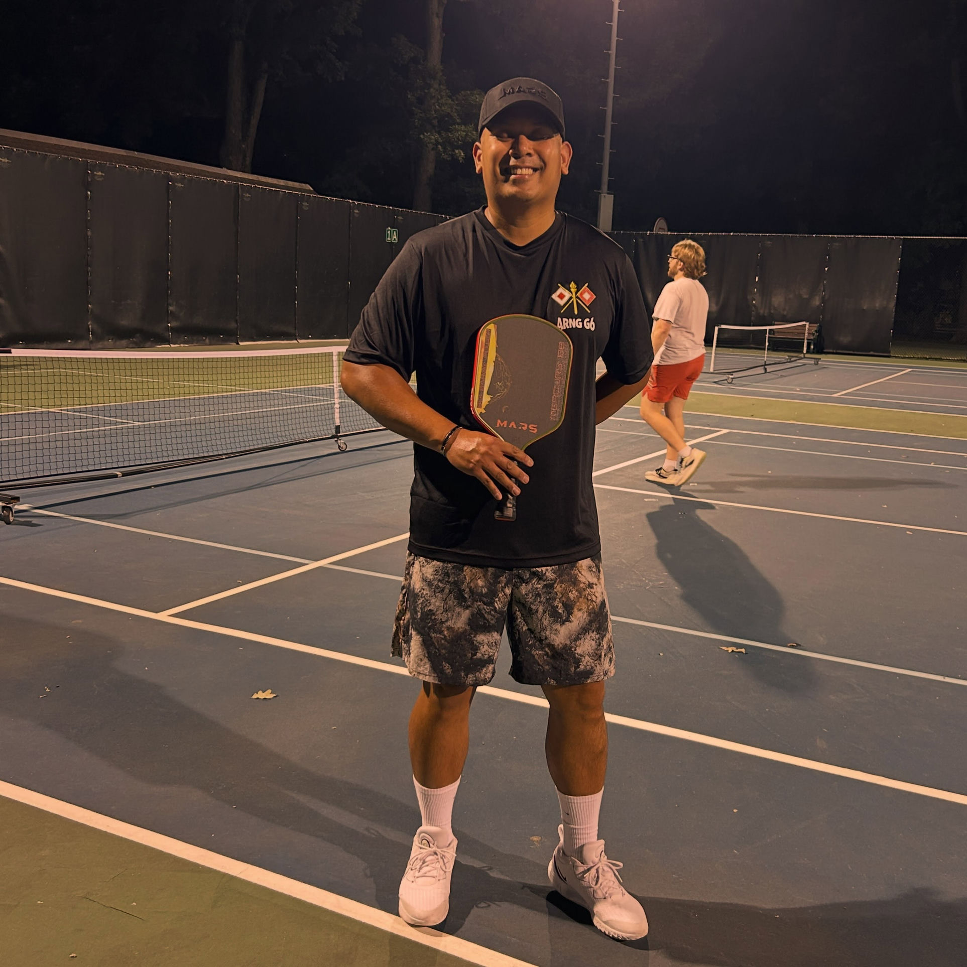 Coach Ronnie on court